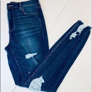 American Eagle ripped jeans size 14 skinny